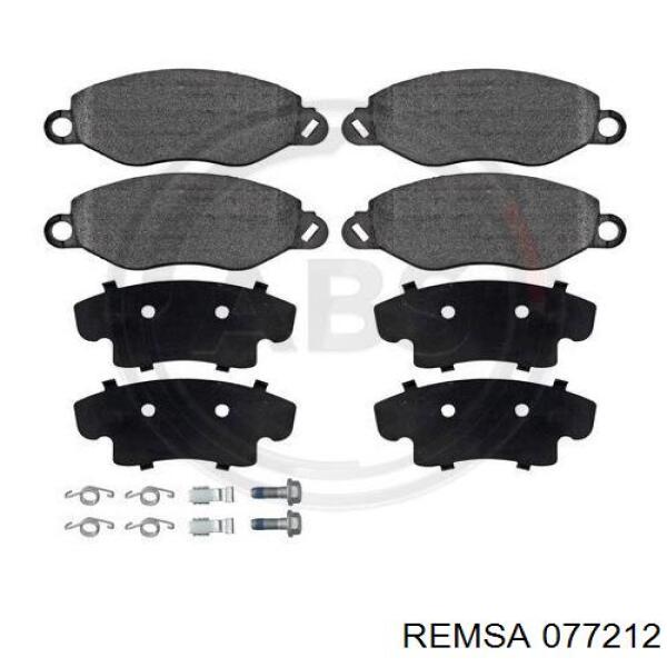 0772.12 Remsa pastillas de freno delanteras