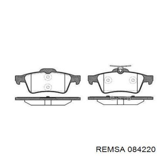 0842.20 Remsa pastillas de freno traseras