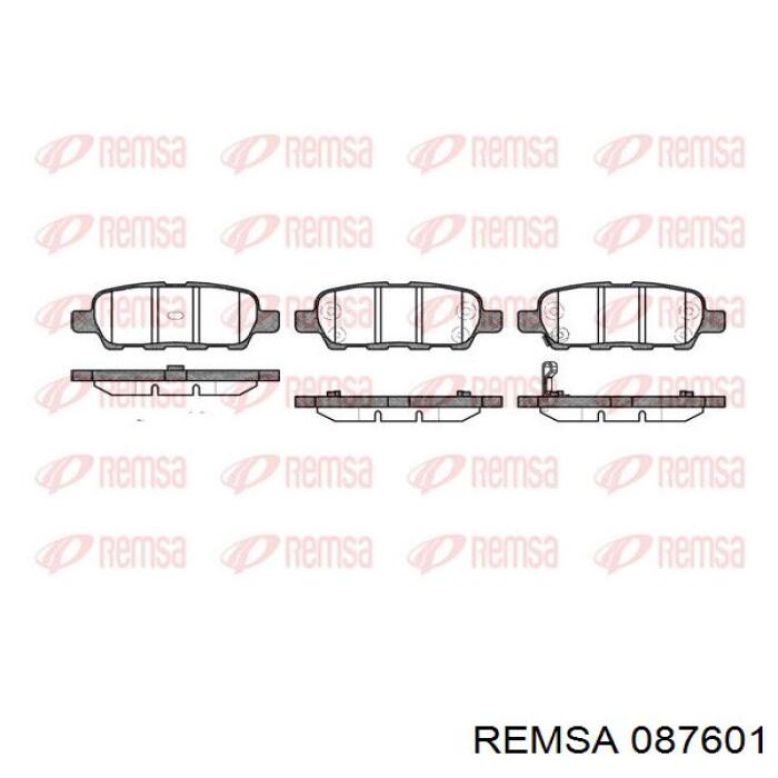 0876.01 Remsa pastillas de freno traseras