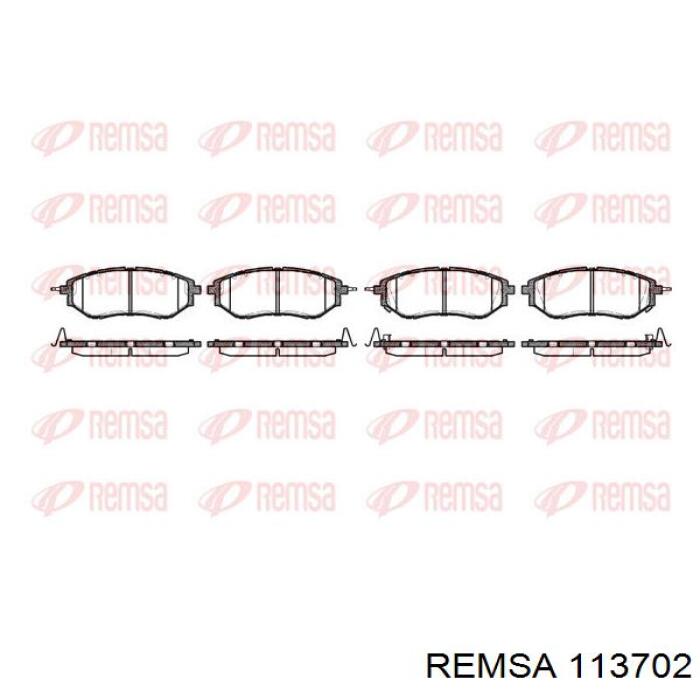 1137.02 Remsa pastillas de freno delanteras