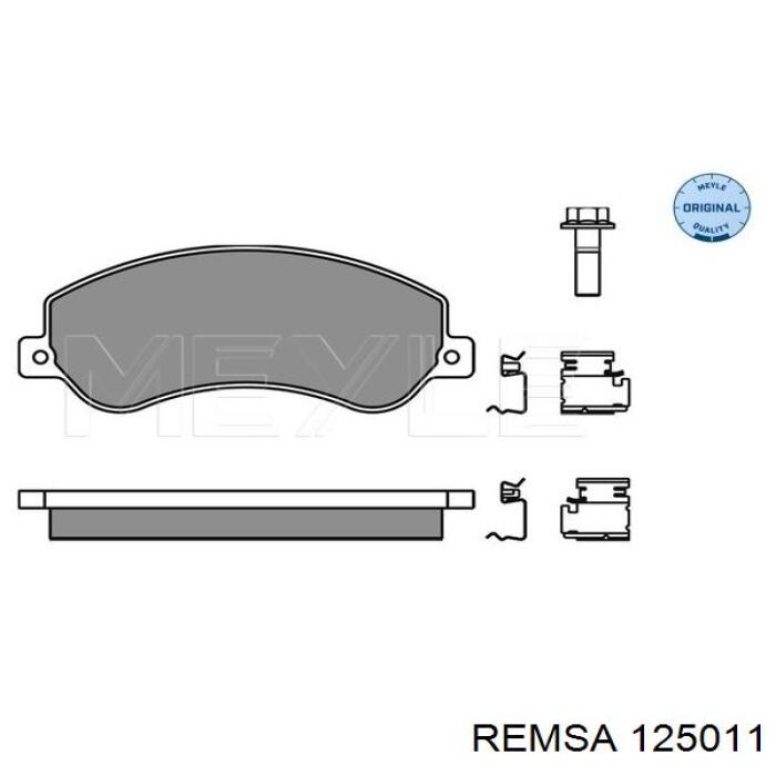1250.11 Remsa pastillas de freno delanteras
