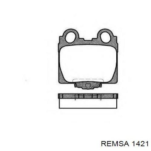 1421 Remsa pastillas de freno delanteras