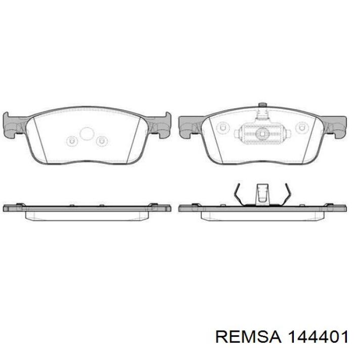 1444.01 Remsa pastillas de freno delanteras