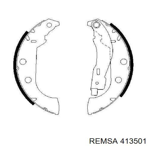 4135.01 Remsa zapatas de frenos de tambor traseras