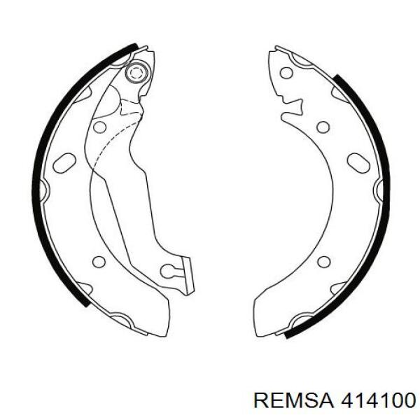 4141.00 Remsa zapatas de frenos de tambor traseras