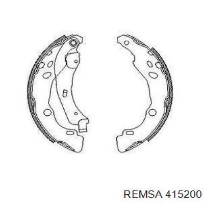 415200 Remsa zapatas de frenos de tambor traseras