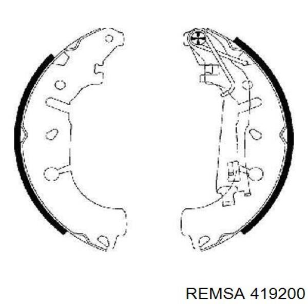 4192.00 Remsa zapatas de frenos de tambor traseras