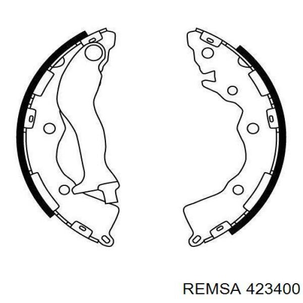 423400 Remsa zapatas de frenos de tambor traseras