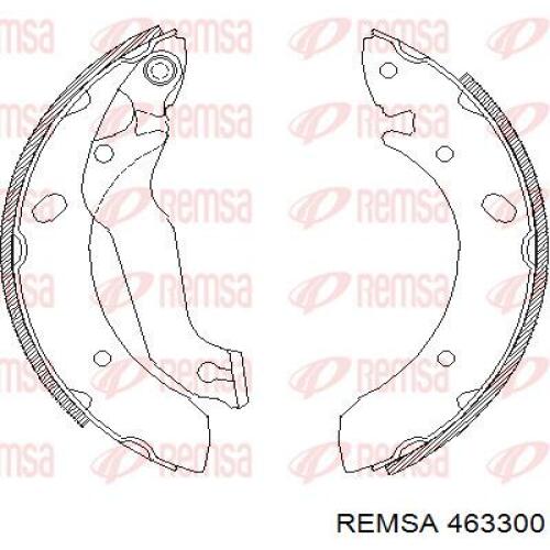 4633.00 Remsa zapatas de frenos de tambor traseras