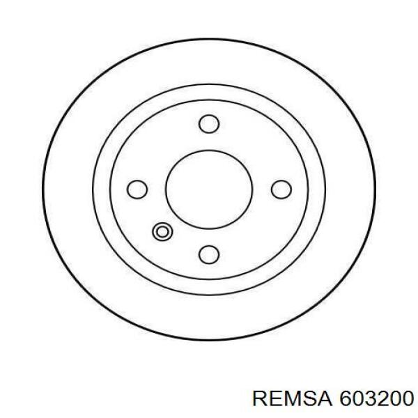 6032.00 Remsa disco de freno trasero