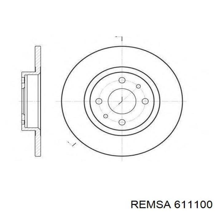 6111.00 Remsa freno de disco delantero