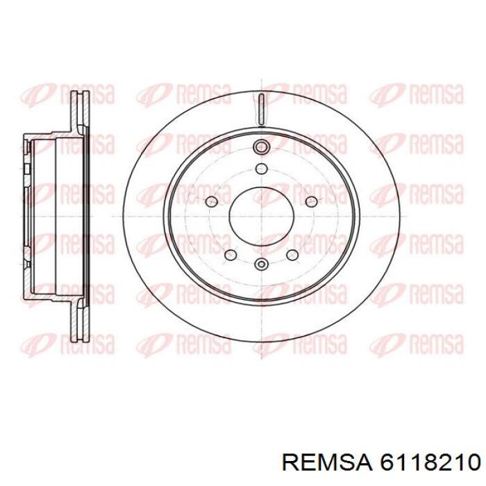 61182.10 Remsa disco de freno trasero