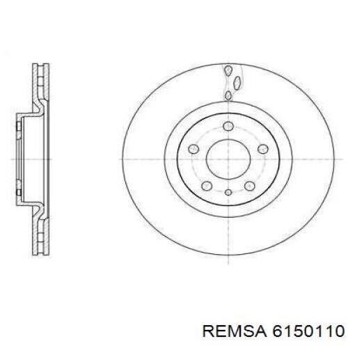 61501.10 Remsa freno de disco delantero