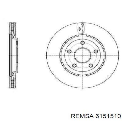 61515.10 Remsa freno de disco delantero