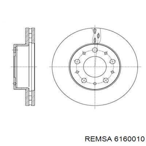 61600.10 Remsa freno de disco delantero