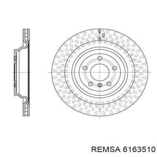 61635.10 Remsa disco de freno trasero