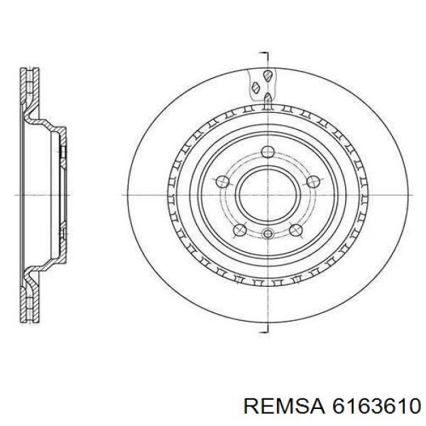 61636.10 Remsa disco de freno trasero