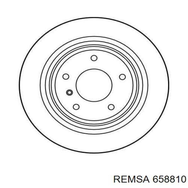 6588.10 Remsa disco de freno trasero