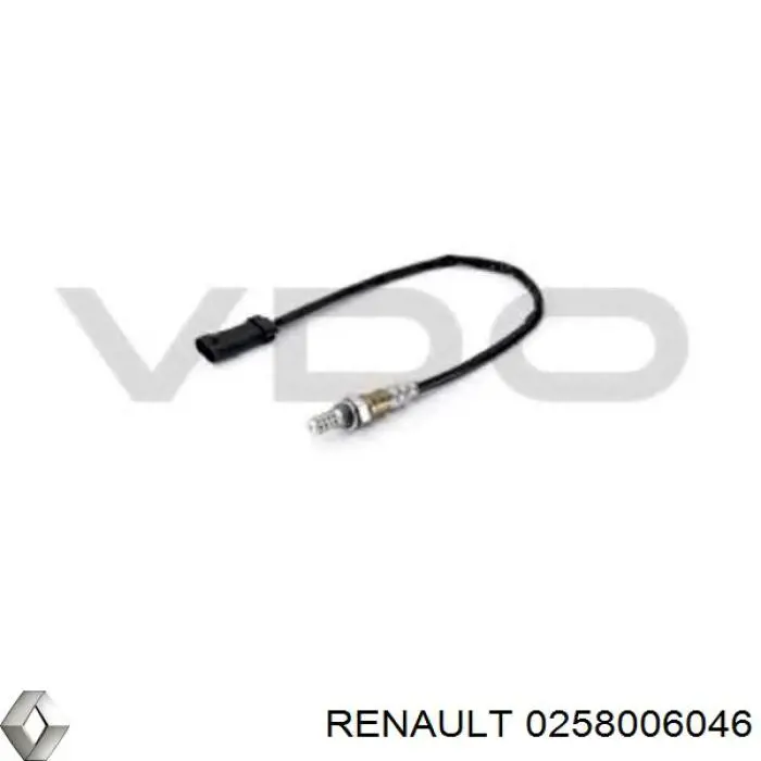 0258006046 Renault (RVI) sonda lambda sensor de oxigeno post catalizador