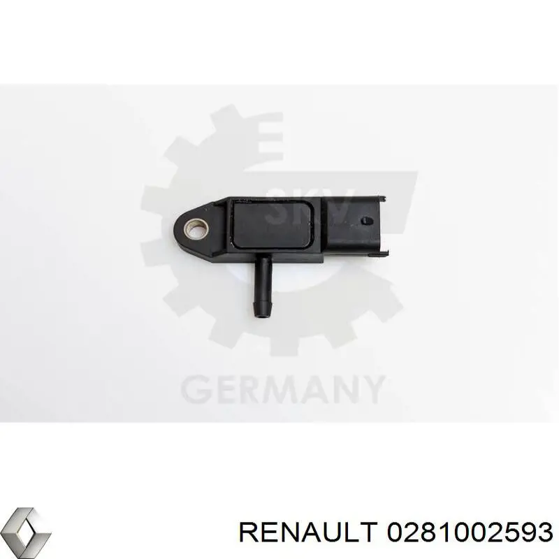 0281002593 Renault (RVI) sensor de presion de carga (inyeccion de aire turbina)