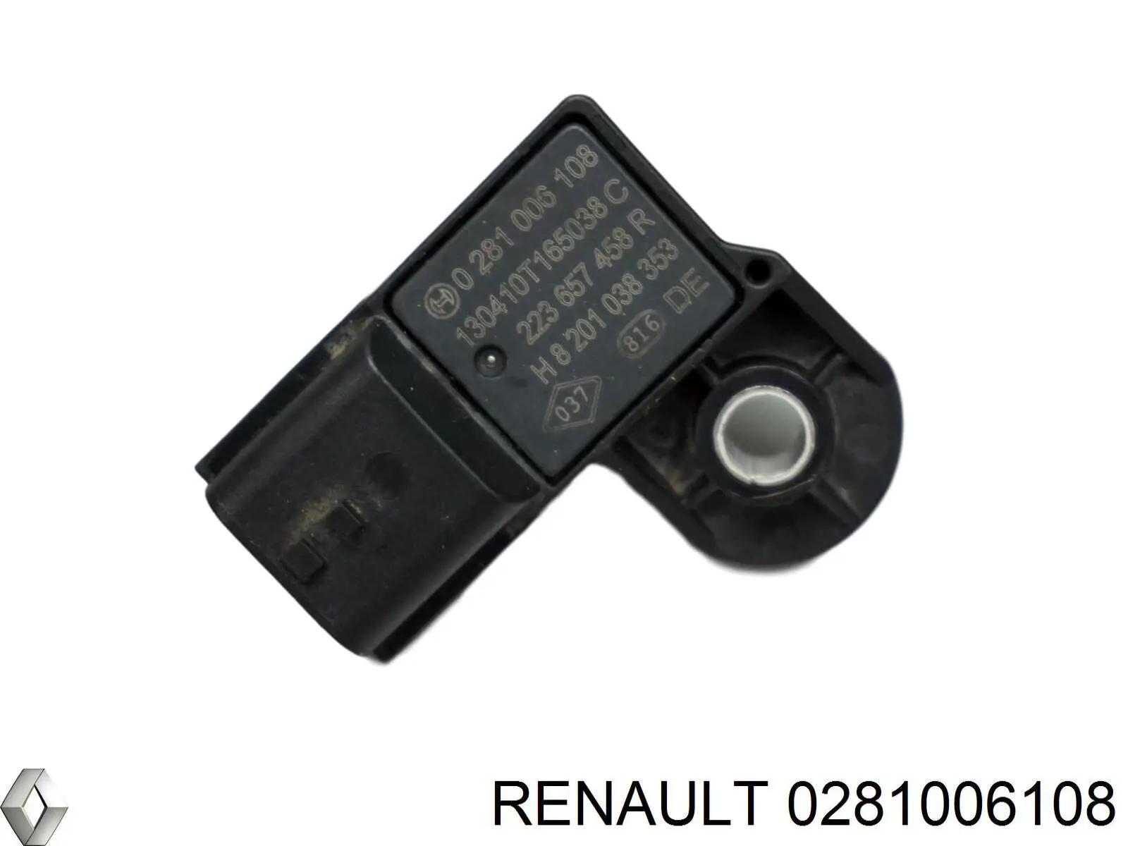 0281006108 Renault (RVI) sensor de presion del colector de admision