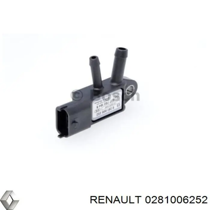 0281006252 Renault (RVI) sensor de presion de escape