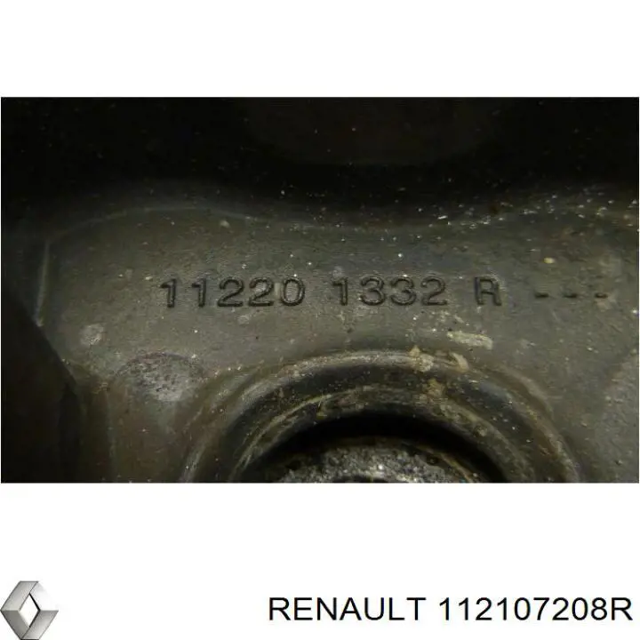 112100071R Renault (RVI) soporte de motor derecho