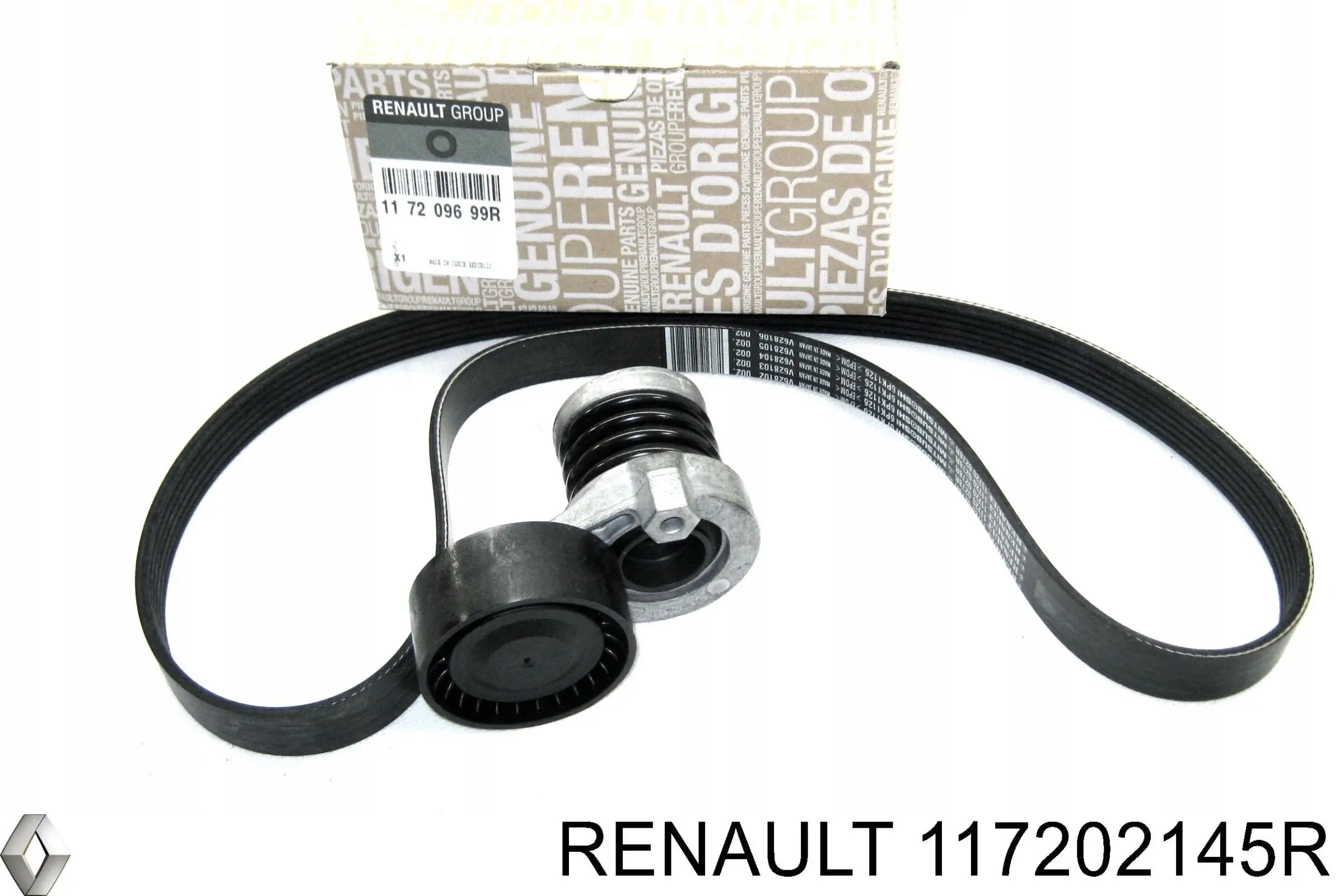 117202145R Renault (RVI) correa de transmision, juego completo