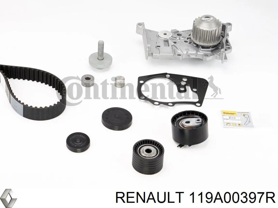 119A00397R Renault (RVI) kit correa de distribución