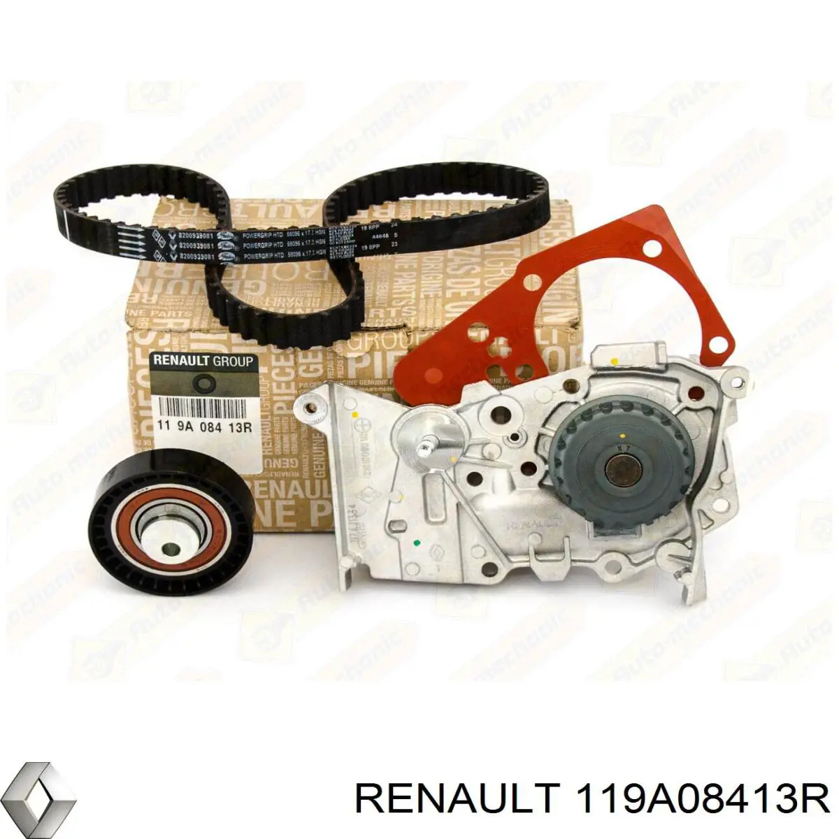 119A08413R Renault (RVI) kit correa de distribución