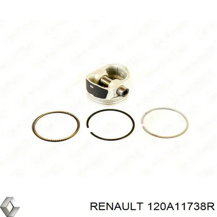 120A17469R Renault (RVI) pistón completo para 1 cilindro, std