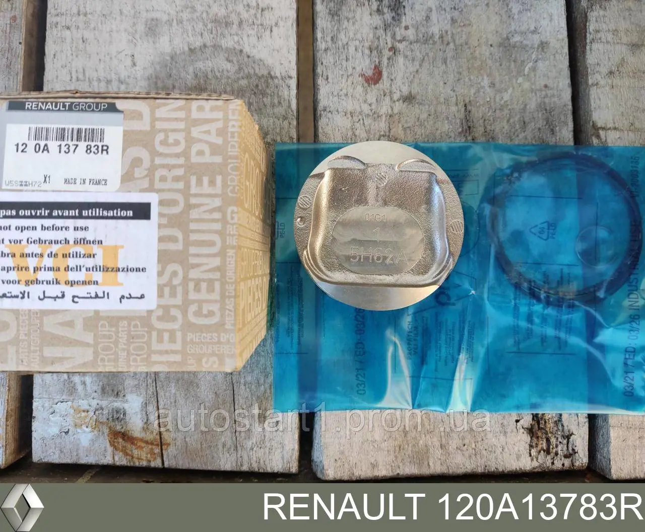 120A13783R Renault (RVI) juego de piston para motor, std