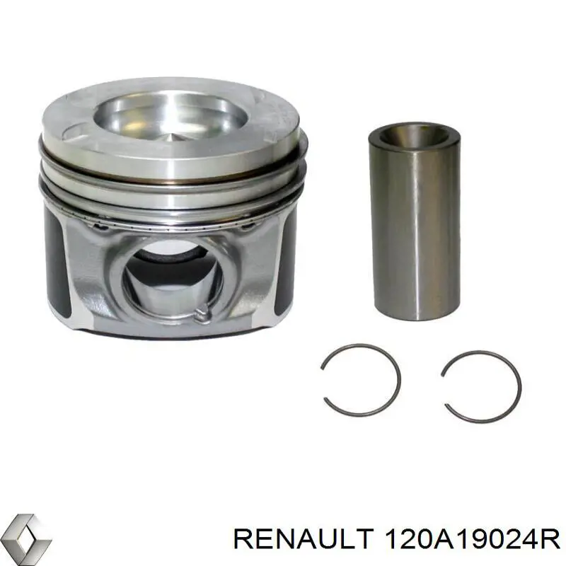 120A19024R Renault (RVI) pistón completo para 1 cilindro, std