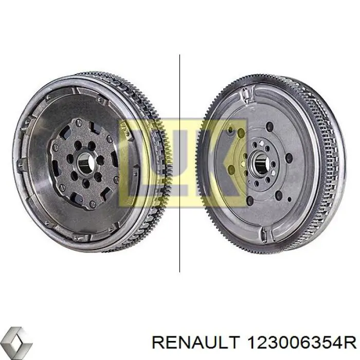 123006354R Renault (RVI) volante motor