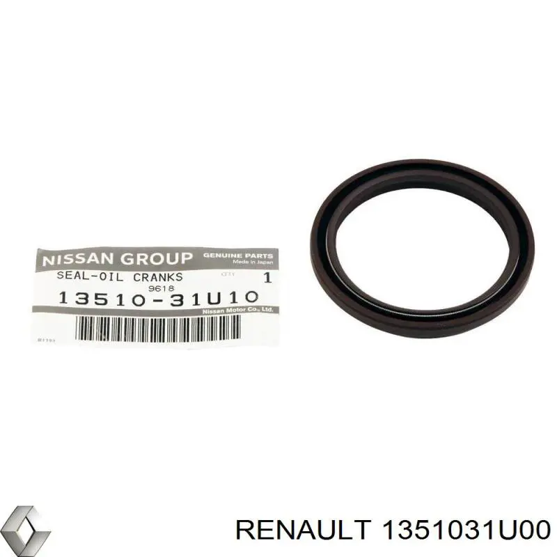 1351031U00 Renault (RVI) anillo retén, cigüeñal frontal