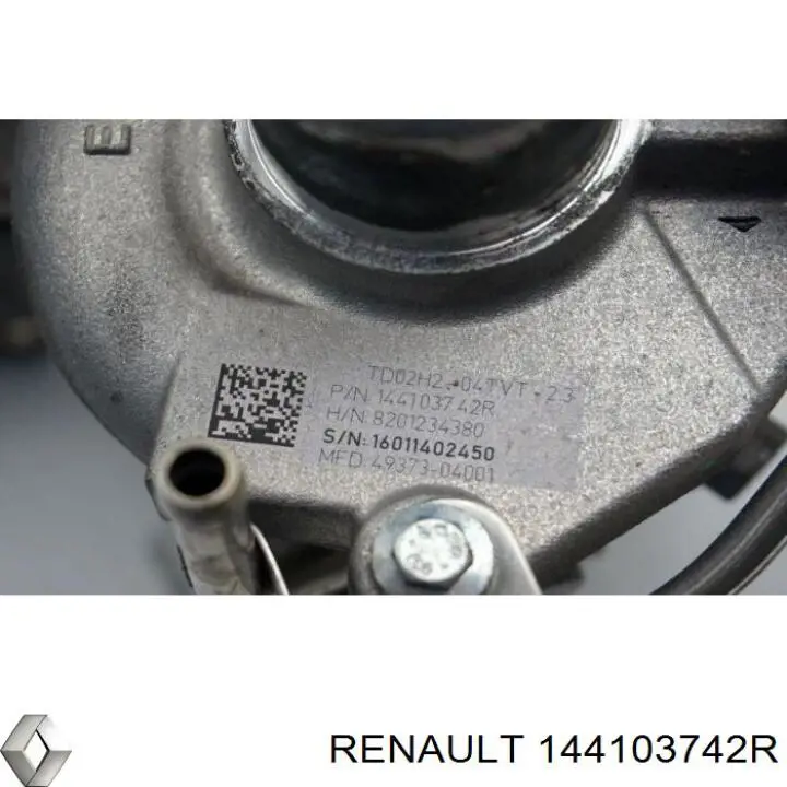 144102069R Renault (RVI) turbocompresor