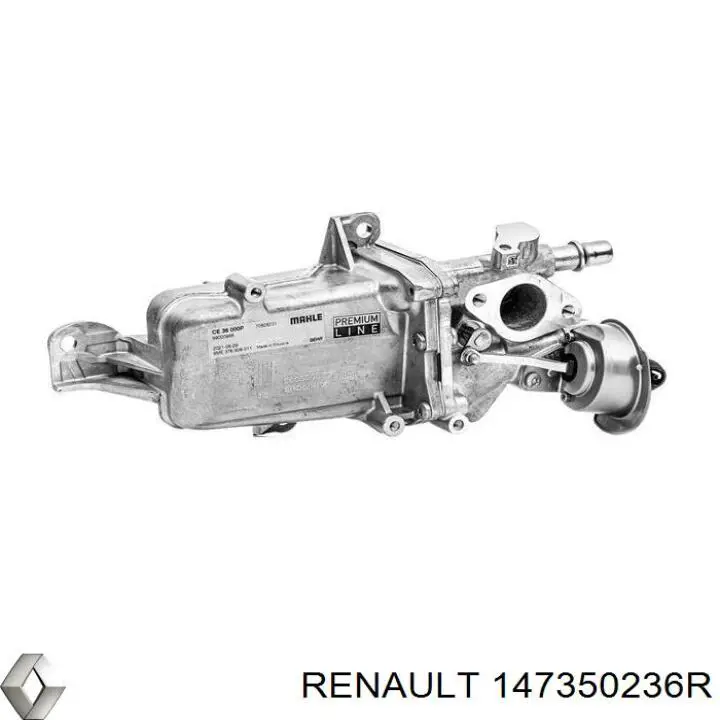 147350236R Renault (RVI) enfriador egr de recirculación de gases de escape