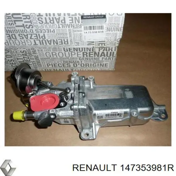 147353981R Renault (RVI) enfriador egr de recirculación de gases de escape