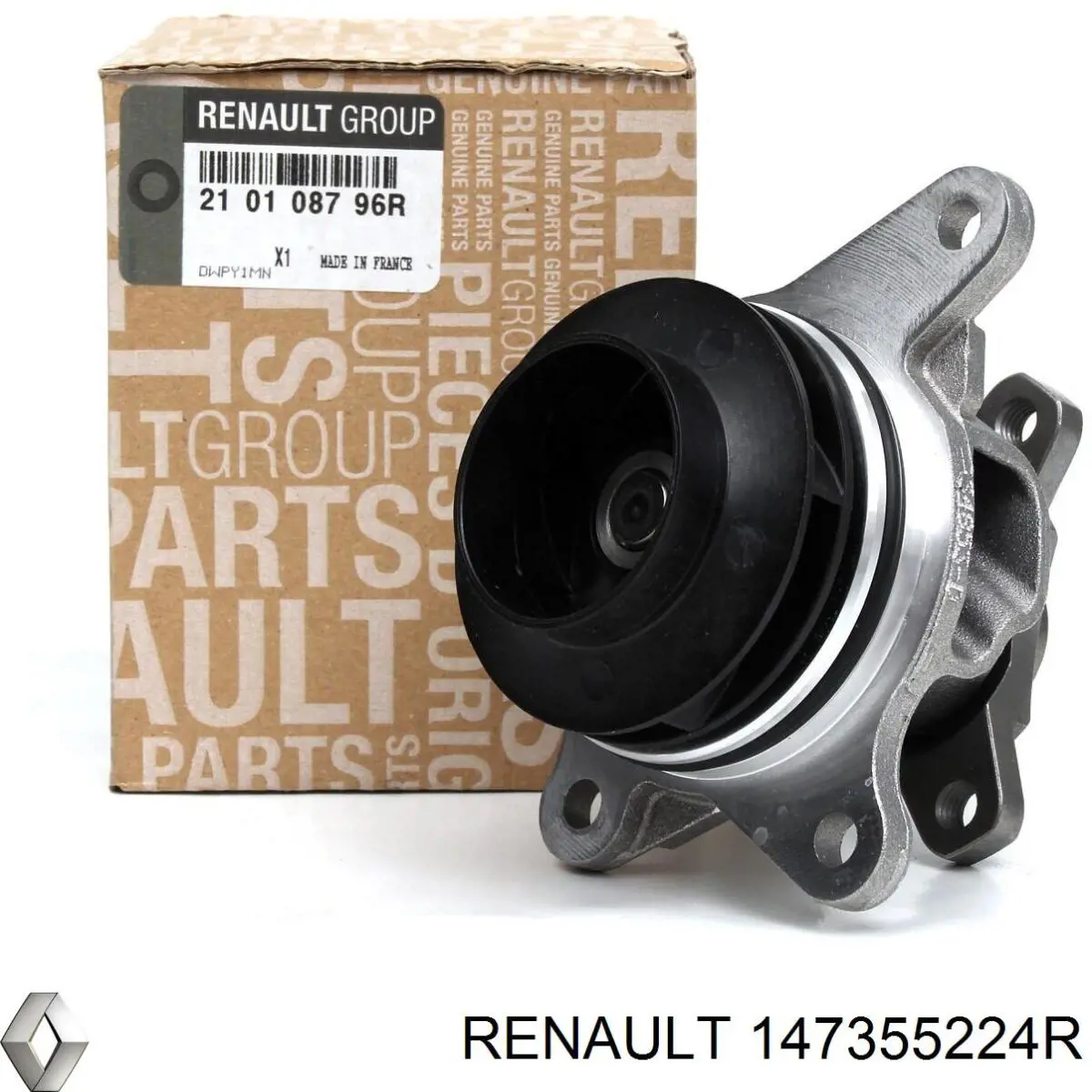 147355224R Renault (RVI) enfriador egr de recirculación de gases de escape