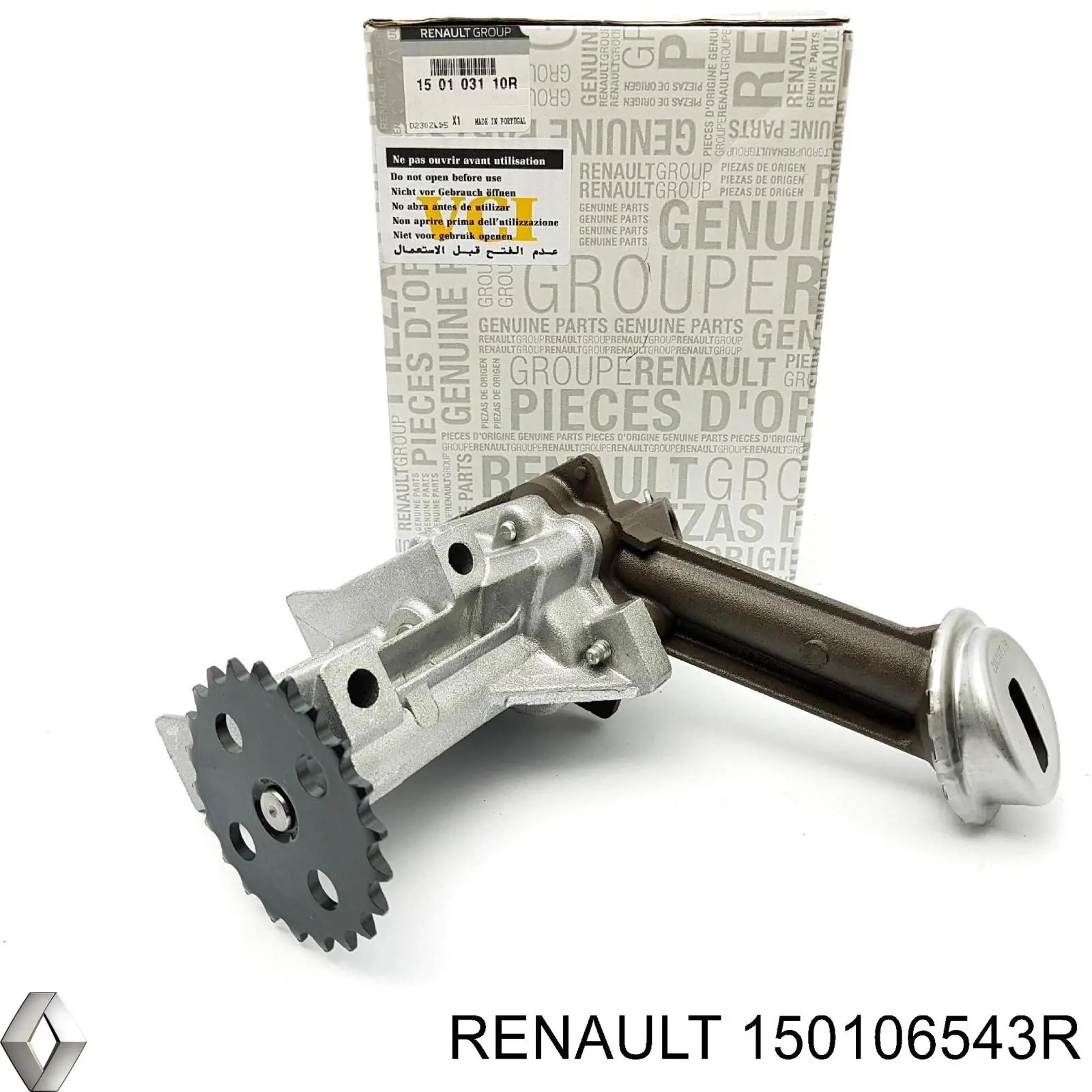 150106543R Renault (RVI) bomba de aceite