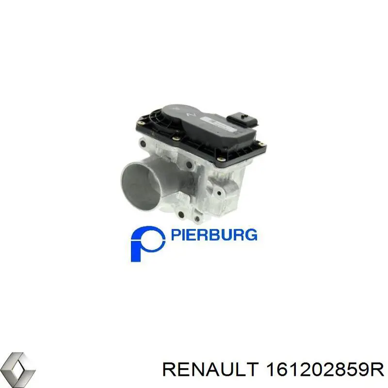 161202859R Renault (RVI) cuerpo de mariposa completo