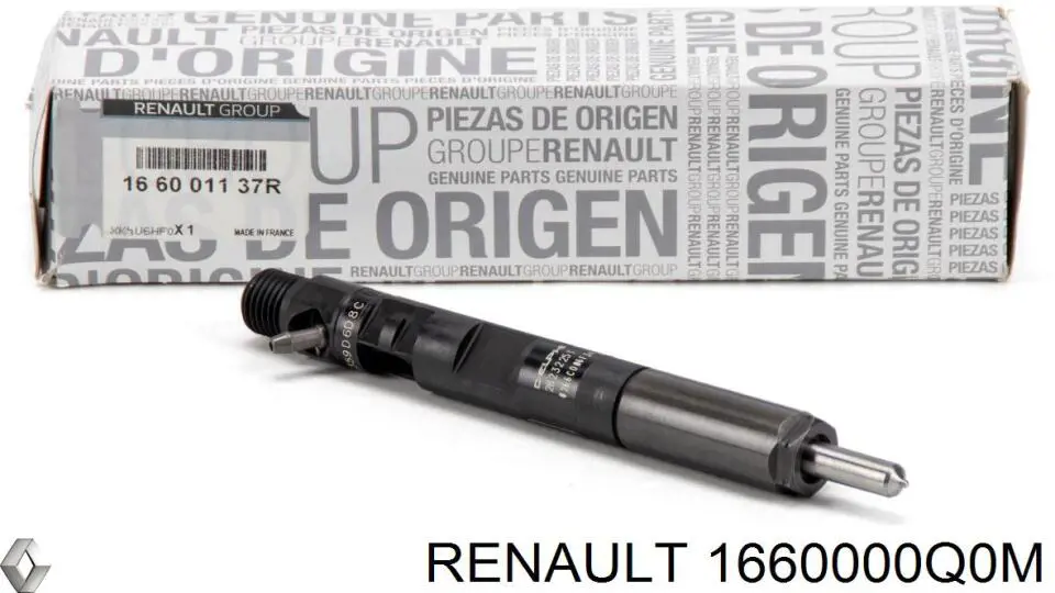 1660000Q0M Renault (RVI) inyector de combustible