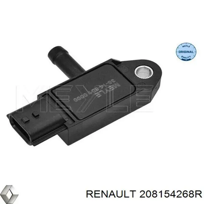 208154268R Renault (RVI) sensor de presion de escape