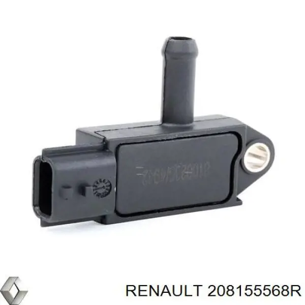 208155568R Renault (RVI) sensor de presion de escape