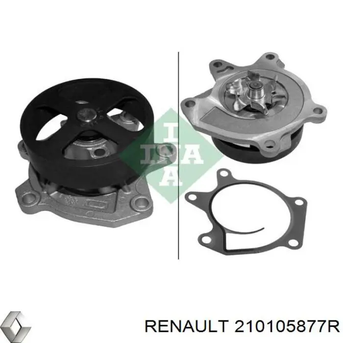 210105877R Renault (RVI) bomba de agua