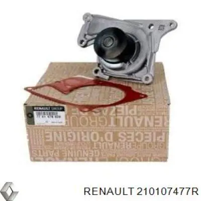 210107477R Renault (RVI) bomba de agua, adicional eléctrico