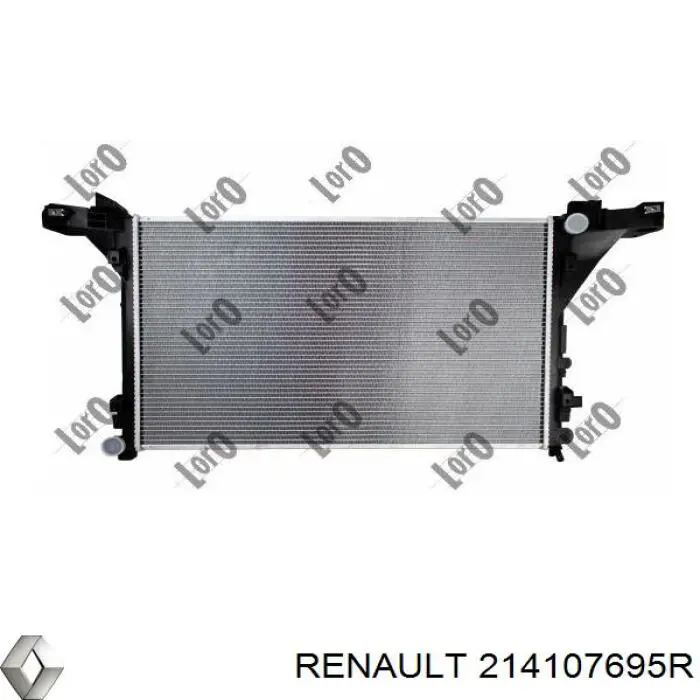 214107695R Renault (RVI) radiador refrigeración del motor