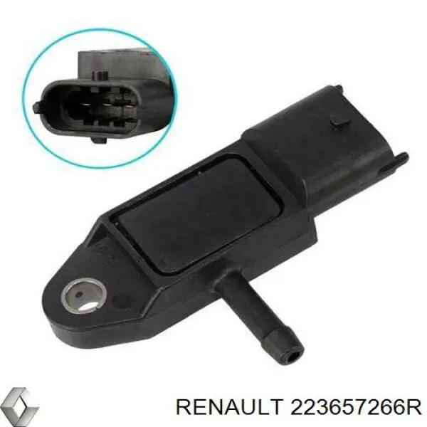 223657266R Renault (RVI) sensor de presion de carga (inyeccion de aire turbina)