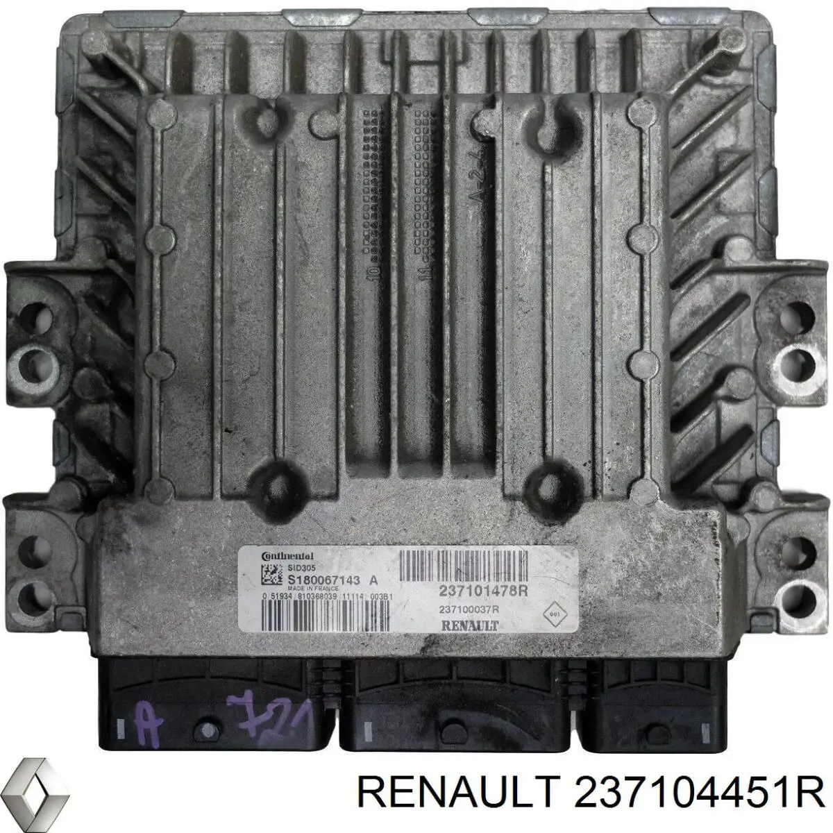 237104451R Renault (RVI) centralina del motor / modulo de control del motor (ecu)