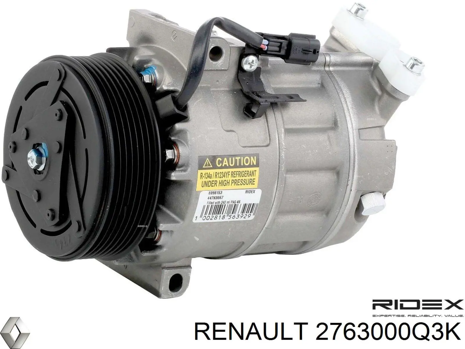 2763000Q3K Renault (RVI) compresor de aire acondicionado